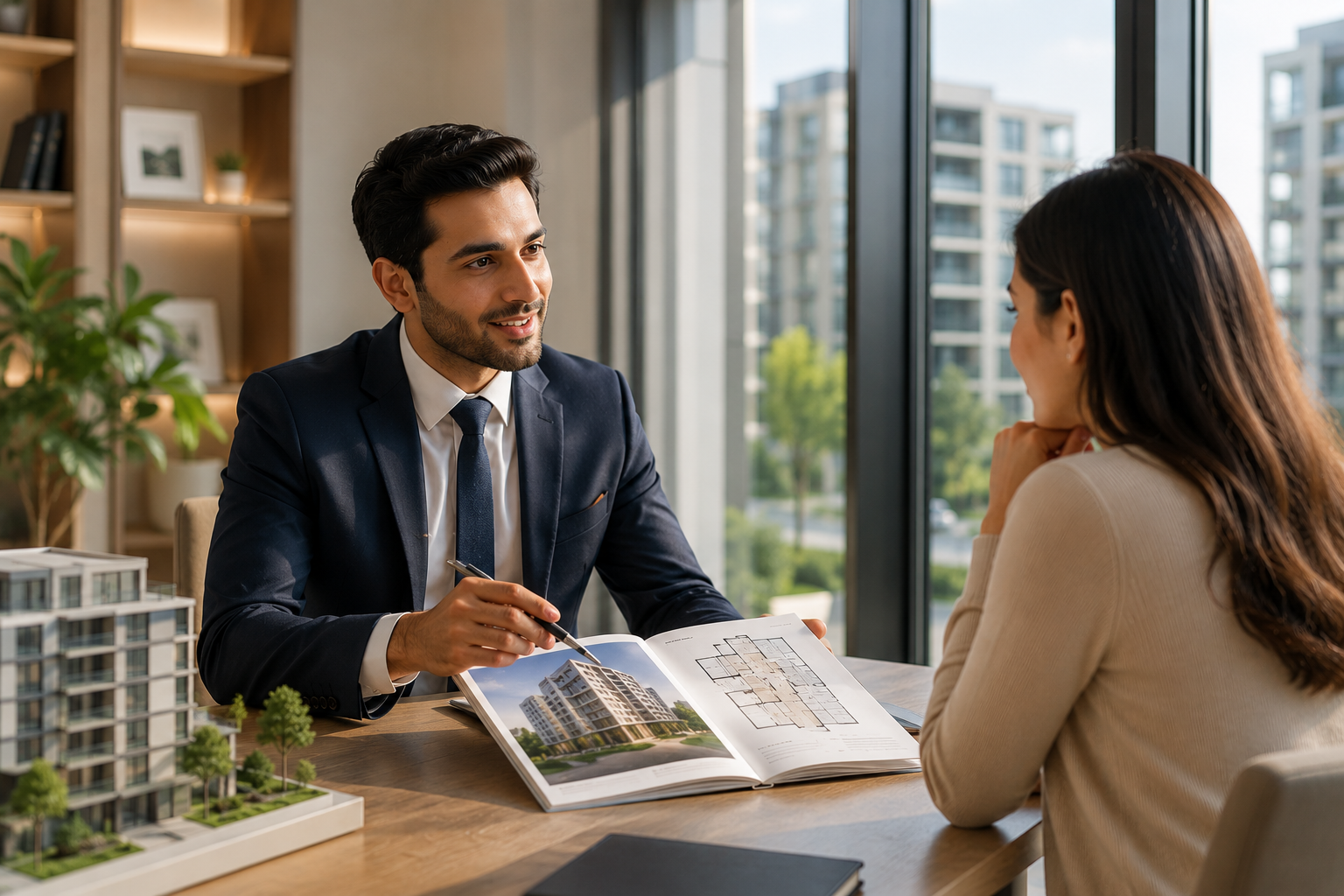 Professional real estate consulting environment